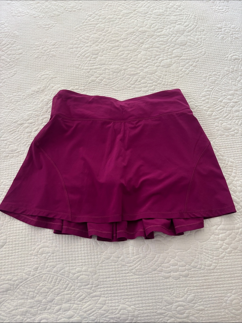 lululemon athletica Mini Skirt in Deep Magenta